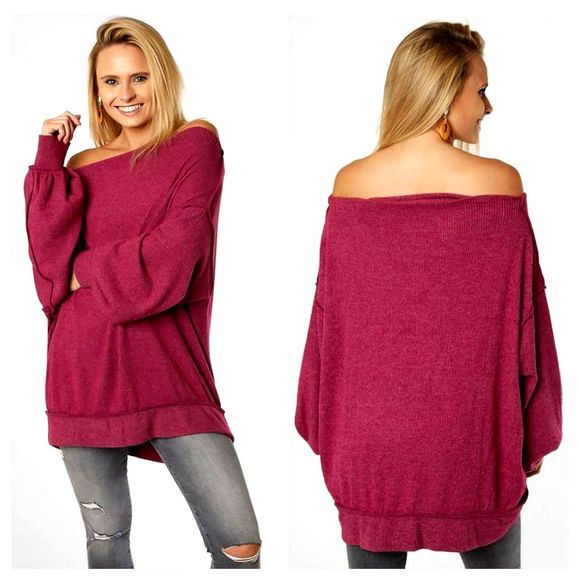 SOLD!WE THE FREE People Main Squeeze Hacci Sweater - Picture 4 of 11